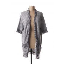 AIRFIELD - Gilet manches longues gris en coton - Femme - Taille 42 - Modz