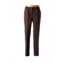 WEINBERG - Pantalon chic marron en laine vierge - Femme - Taille 40 - Modz