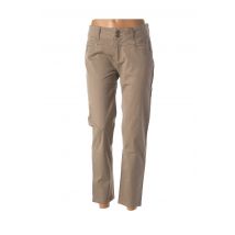 JENSEN - Pantalon 7/8 gris en coton - Femme - Taille 40 - Modz