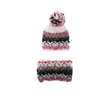 CHIPIE - Bonnet rose en acrylique - Fille - Taille TU - Modz