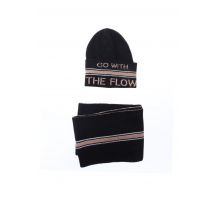 BECKARO - Bonnet noir en acrylique - Enfant - Taille TU - Modz