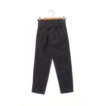 BECKARO - Pantalon droit noir en coton - Fille - Taille TU - Modz