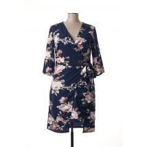 SMASHED LEMON - Robe mi-longue bleu en viscose - Femme - Taille 36 - Modz