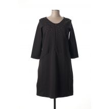 SANDWICH - Robe mi-longue noir en viscose - Femme - Taille 42 - Modz
