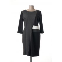 POUSSIERE D'ETOLE - Robe mi-longue gris en polyester pour femme - Taille 42 - Modz