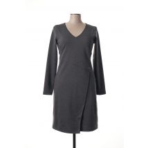 SANDWICH - Robe mi-longue gris en polyester - Femme - Taille 34 - Modz