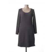 SANDWICH - Robe mi-longue gris en polyester - Femme - Taille 36 - Modz