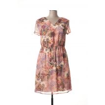 LA FEE MARABOUTEE - Robe mi-longue orange en polyester - Femme - Taille 42 - Modz