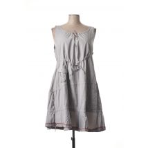 MCP - Robe mi-longue gris en coton - Femme - Taille 42 - Modz