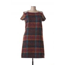 POUSSIERE D'ETOLE - Robe mi-longue marron en coton - Femme - Taille 40 - Modz