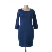 CHATELET - Robe mi-longue bleu en viscose - Femme - Taille 38 - Modz