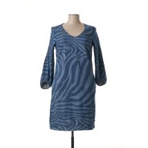 SANDWICH - Robe courte bleu en coton pour femme - Taille 36 - Modz