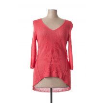 ALDOMARTINS - Pull tunique rose en viscose - Femme - Taille 40 - Modz