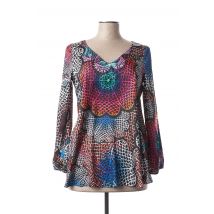 EROKE - Blouse bleu en polyester - Femme - Taille 40 - Modz
