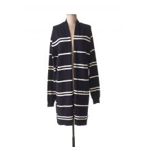 SMASHED LEMON - Gilet manches longues bleu en coton - Femme - Taille 44 - Modz