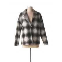 ANIMAPOP - Veste casual gris en polyester - Femme - Taille 36 - Modz