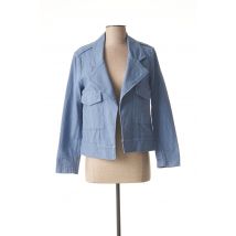 LUNATISME - Veste casual bleu en coton - Femme - Taille 36 - Modz