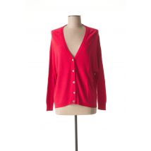 LUNATISME - Gilet manches longues rouge en viscose - Femme - Taille 38 - Modz