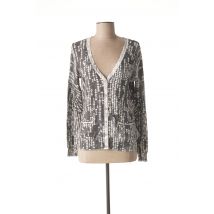 SANDWICH - Gilet manches longues gris en coton - Femme - Taille 36 - Modz