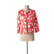 ANIMAPOP - Veste casual rouge en polyester - Femme - Taille 40 - Modz