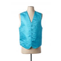 VIRTUOSE - Gilet sans manche bleu en polyester - Homme - Taille M - Modz