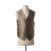 JEAN DE SEY - Gilet sans manche marron en soie - Homme - Taille M - Modz
