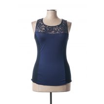 FRALY - Top bleu en coton - Femme - Taille 40 - Modz
