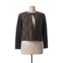 POUSSIERE D'ETOLE - Gilet manches longues noir en coton - Femme - Taille 40 - Modz