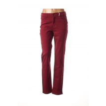 IMPAQT - Pantalon slim rouge en coton pour femme - Taille 36 - Modz