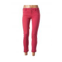 DENIM STUDIO - Pantalon 7/8 rose en coton - Femme - Taille W26 - Modz