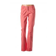 FLEUR DE SEL - Pantalon casual orange en coton - Femme - Taille 38 - Modz
