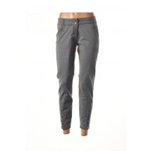 SANDWICH - Jeans coupe slim gris en coton - Femme - Taille 38 - Modz