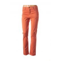 IMPACT - Pantalon casual orange en coton - Femme - Taille 38 - Modz