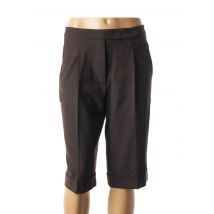 MATIN BLANC - Pantacourt marron en laine - Femme - Taille 42 - Modz