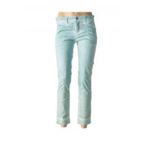 LUNATISME - Pantalon 7/8 bleu en coton - Femme - Taille 38 - Modz