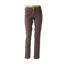 FLEUR DE SEL - Pantalon casual violet en coton - Femme - Taille W26 - Modz