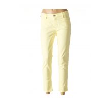 DENIM STUDIO - Pantalon 7/8 jaune en coton pour femme - Taille W30 - Modz