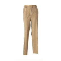 EUGEN KLEIN PANTALONS FEMME DE COULEUR BEIGE - Grande Taille