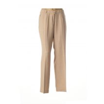 GERKE MY PANTS - Pantalon casual beige en polyester - Femme - Taille 50 - Modz