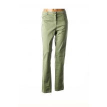 TERRE DE FÉES - Pantalon slim vert en coton pour femme - Taille 46 - Modz