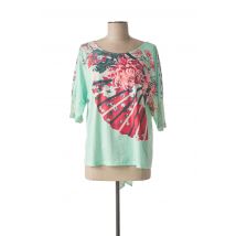 SMASH WEAR - T-shirt vert en viscose pour femme - Taille 38 - Modz