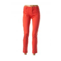 F.A.M. - Pantalon 7/8 rouge en coton - Femme - Taille W29 - Modz