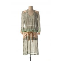 TERRE DE FÉES - Robe mi-longue vert en viscose - Femme - Taille 46 - Modz