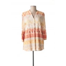 GERRY WEBER - Blouse orange en viscose - Femme - Taille 42 - Modz
