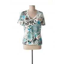 PAUPORTÉ - T-shirt bleu en coton - Femme - Taille 38 - Modz