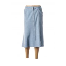 WEINBERG - Jupe mi-longue bleu en polyester - Femme - Taille 38 - Modz