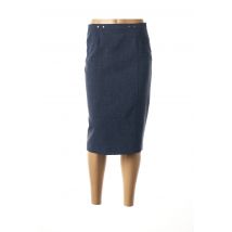 WEINBERG - Jupe mi-longue bleu en polyester - Femme - Taille 38 - Modz