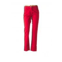 PAUPORTÉ - Pantalon slim rouge en coton - Femme - Taille 54 - Modz