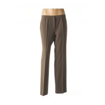 BASLER - Pantalon droit vert en polyester - Femme - Taille 42 - Modz