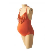 CACHE COEUR - Maillot de bain maternité marron en polyamide - Femme - Taille 34 - Modz